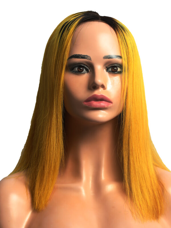 Yellow Straight Lace Front