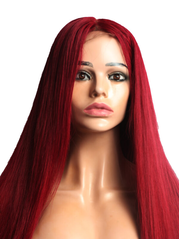 Long straight hair wig