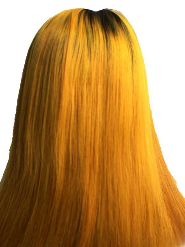 Yellow Straight Lace Front