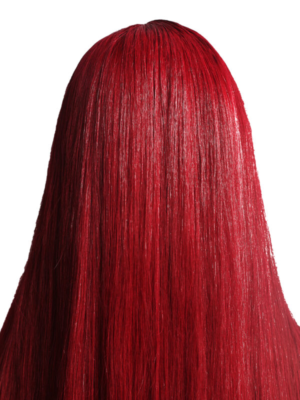 Long straight hair wig